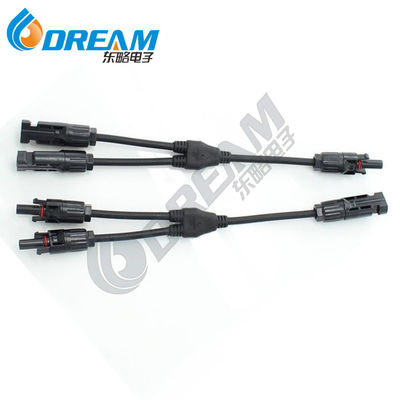 quality  Solar Panel Connector Cable For MC4 Y Branch Connector Parallel Extension Cable. factory